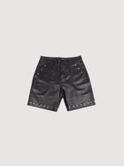 One Seven Leather Shorts