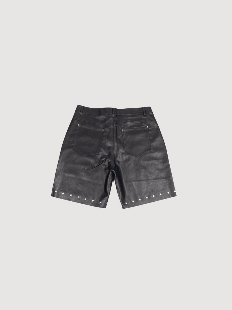 One Seven Leather Shorts