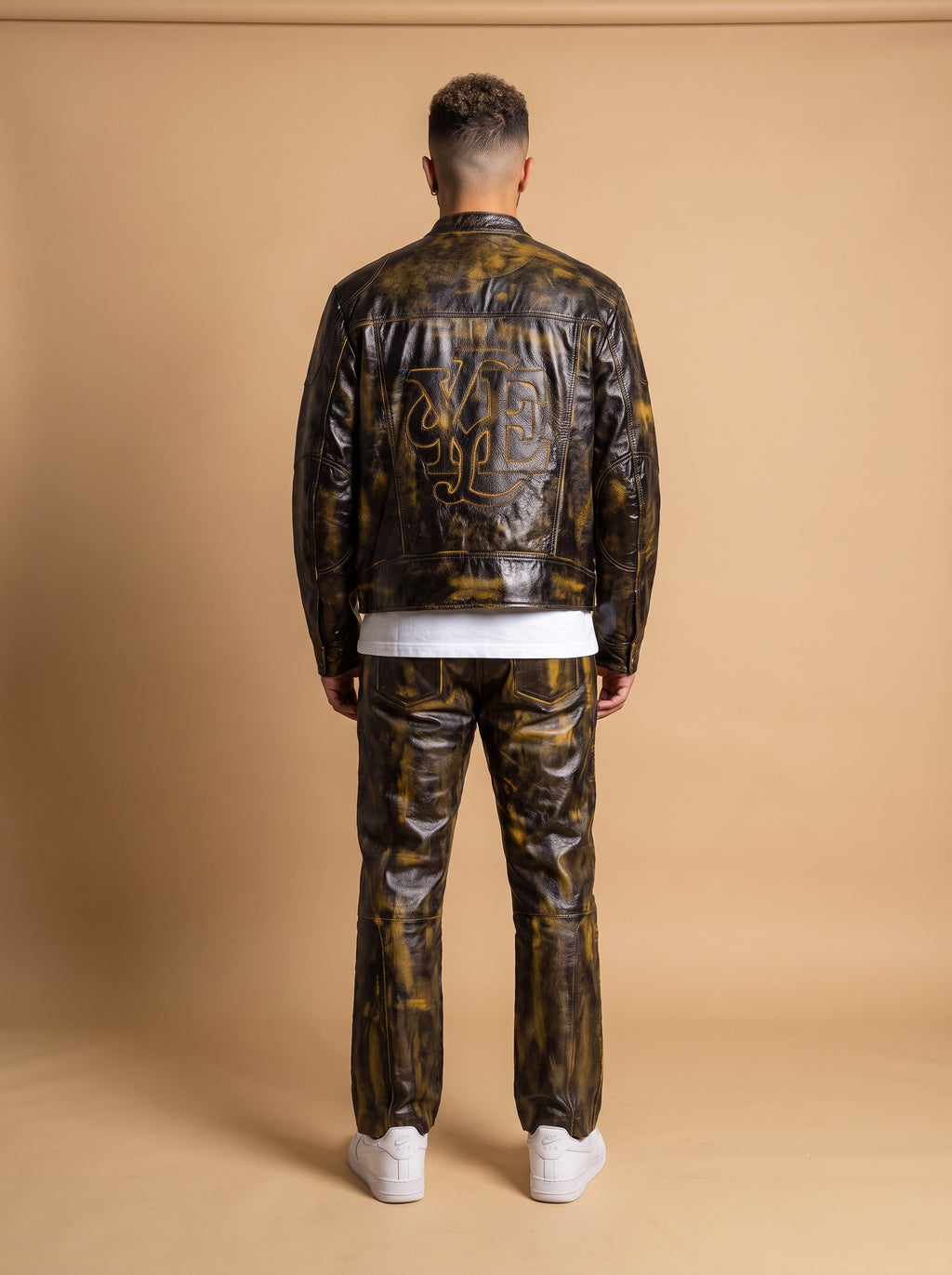 Can not be hidden leather Jacket