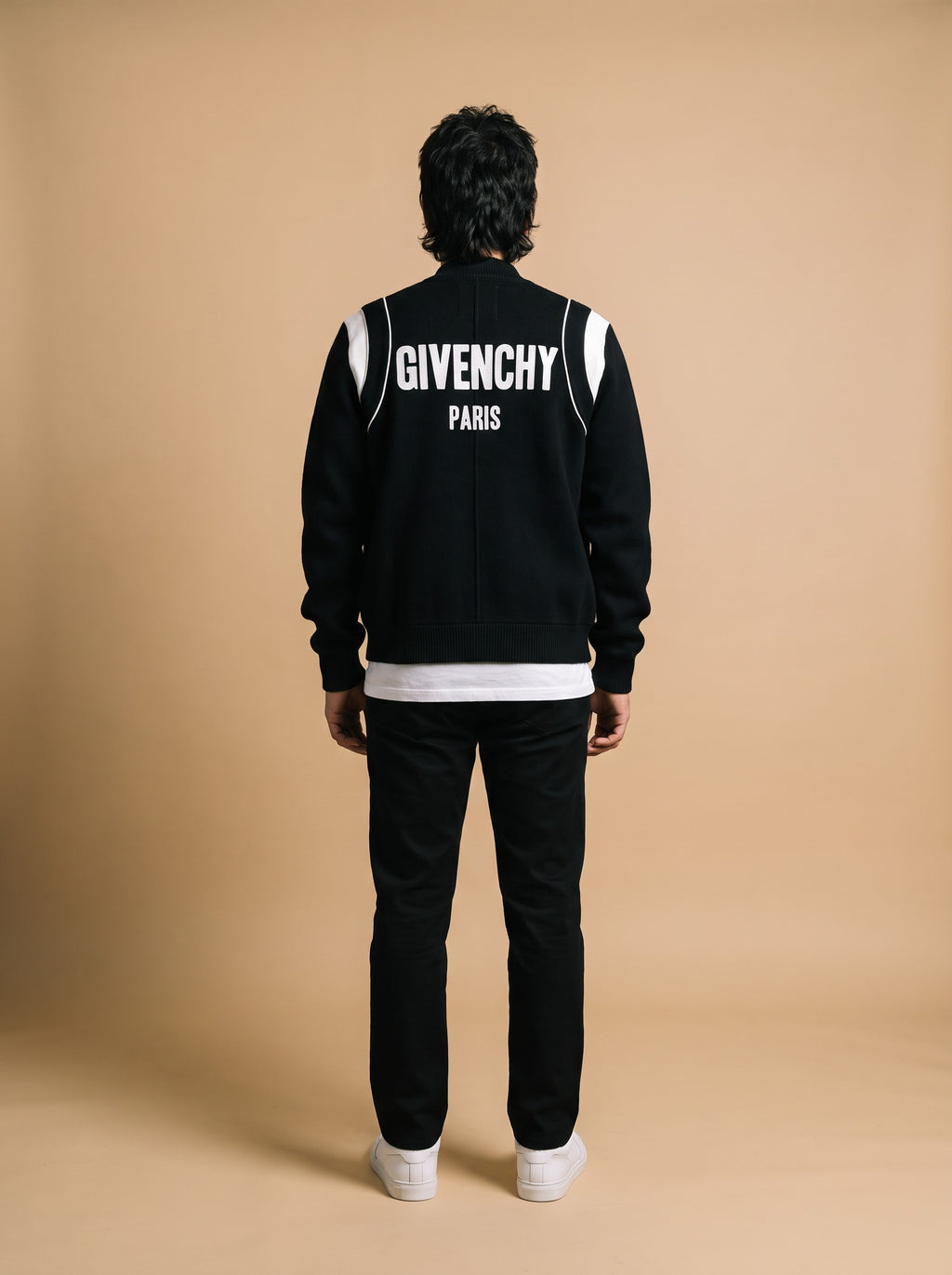 Givenchy Embroidered Baseball Jacket Black
