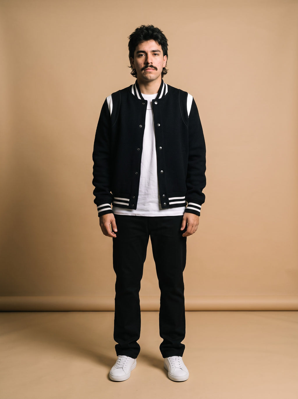 Givenchy Embroidered Baseball Jacket Black
