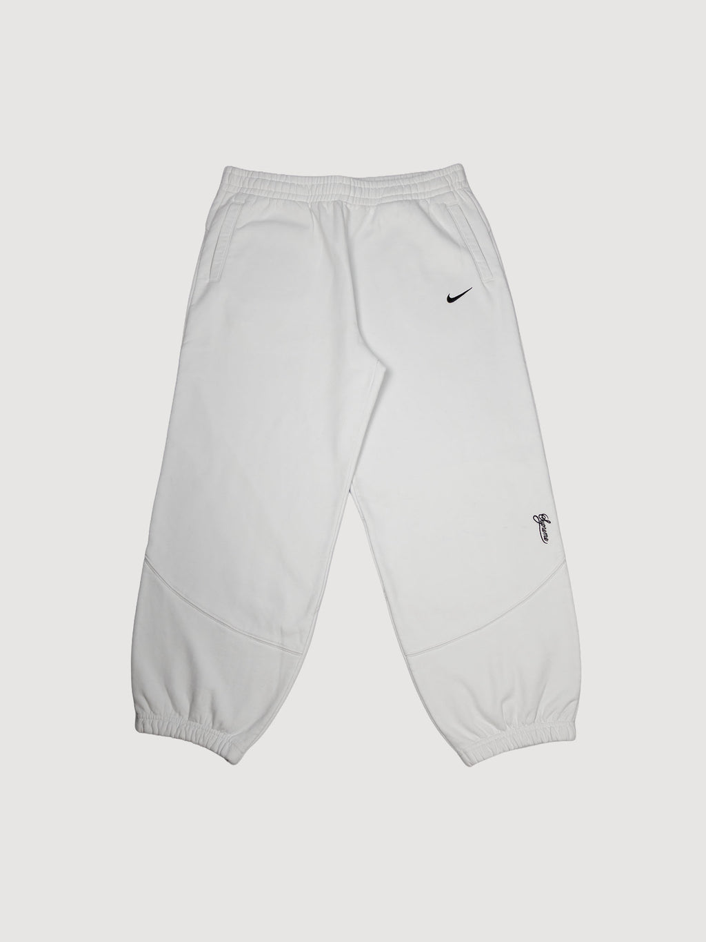 Supreme x Nike white" tracksuit SS25