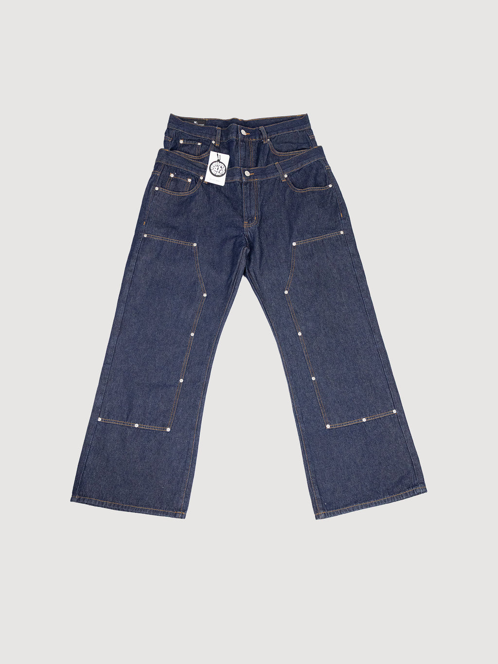 Trendy Spliced Bel Jeans