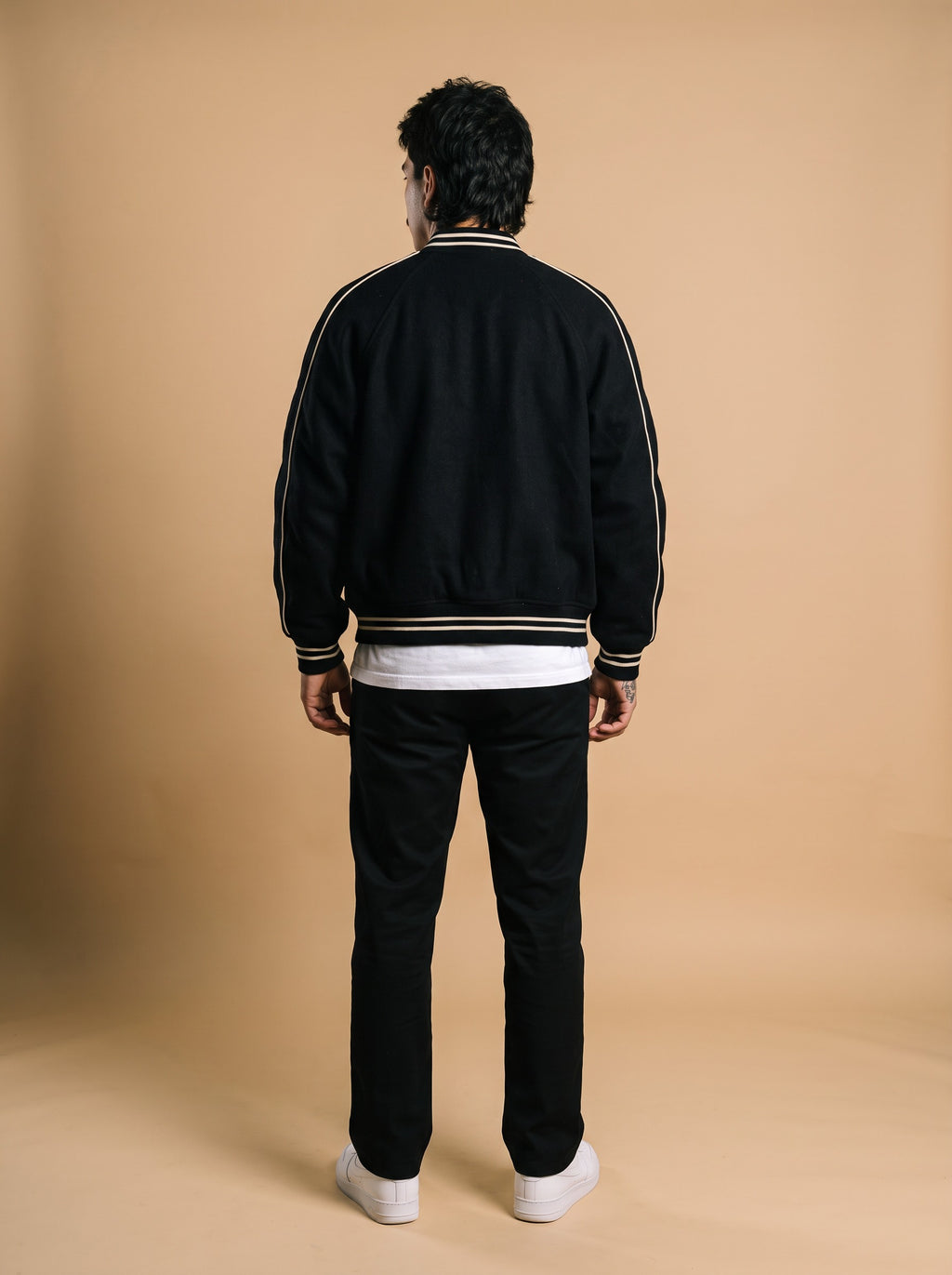 Supreme x Playboy Wool Varsity Jacket Black