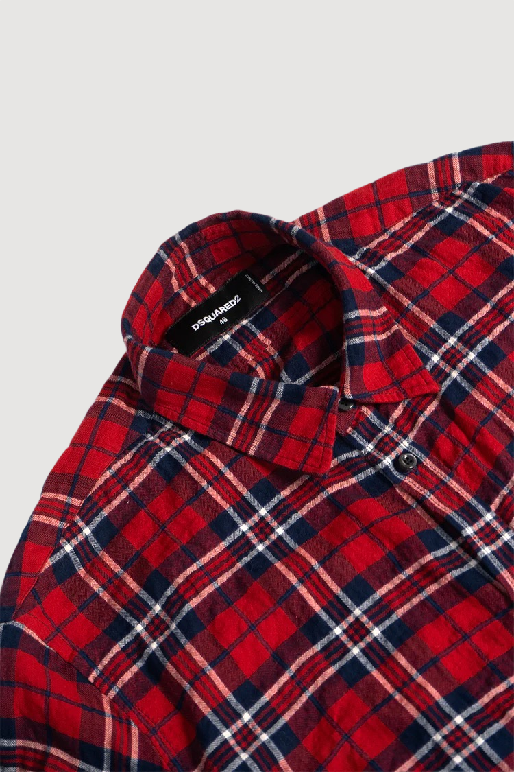 DSQUARED2 Checkerboard polo shirt