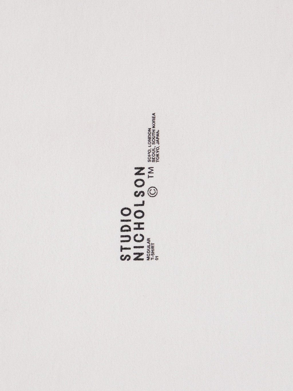 Studio Nicholson Module Cotton T-Shirt