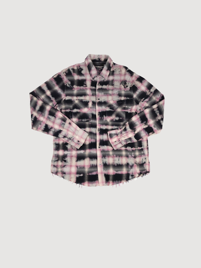 Amiri die flannel shirt