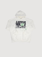 MEDM logo print hoodie white
