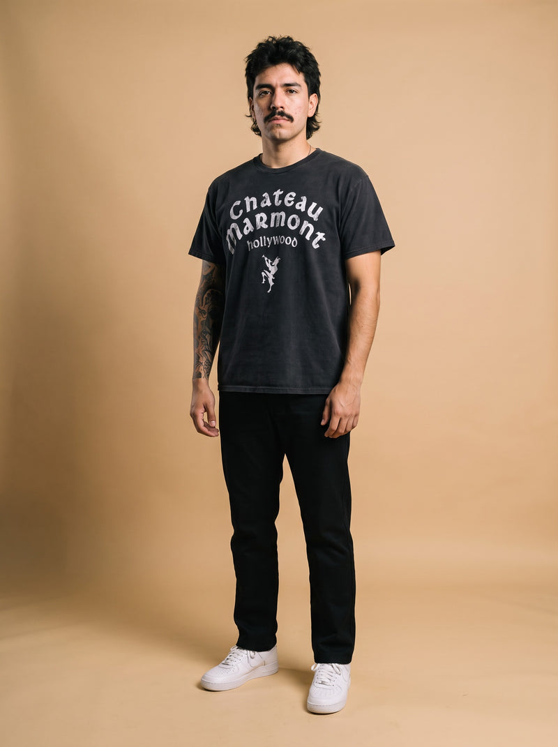 Chateau Marmont Hollywood Vintage T-Shirt Black