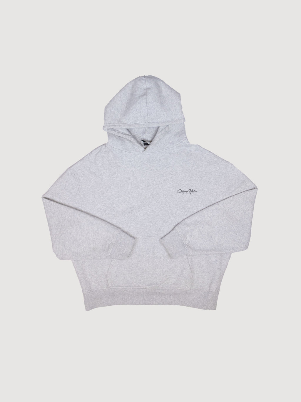 Chique Noir logo-embroidered Hoodie