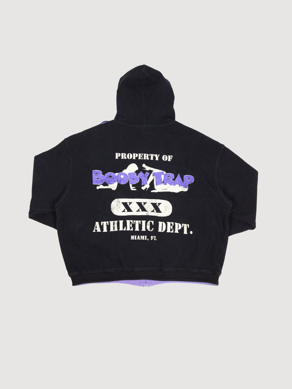 Triple Sevens reversible Booby trap zip-up hoodie