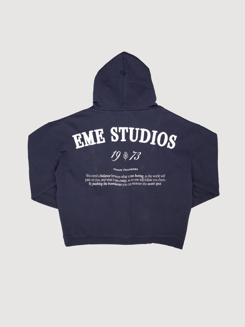Eme Studios Iconic Navy Oversized hoodie