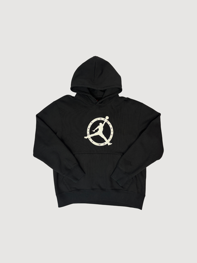 Jordan x Off-White Logo Hoodie Black