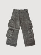 Amiri Alpaca Wool Cargo Pants Grey