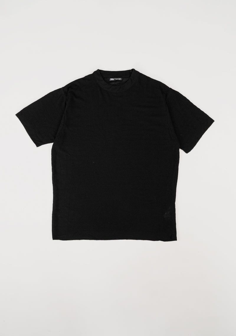 Zara Purl Stitch T-shirt