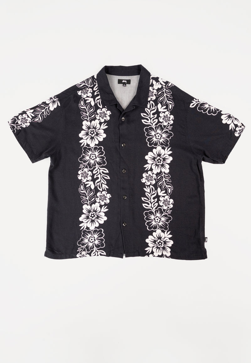 Stussy Hawaiian Pattern Shirt Black