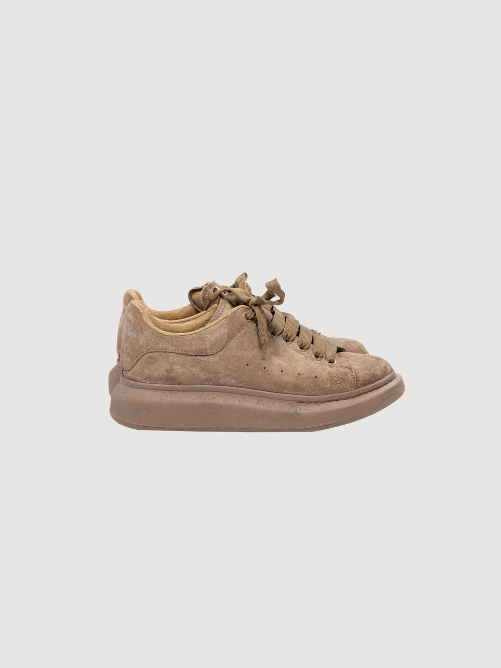 Oversized Brown Suede Chunky Sneakers