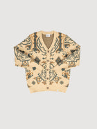 Carhartt WIP Verse Cardigan Jacquard Dusty H Brown
