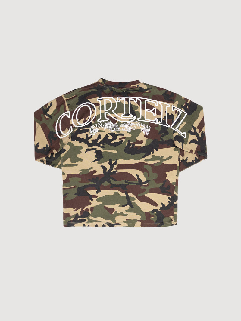Corteiz ROYALE HEAVYWEIGHT TEE LS Camo