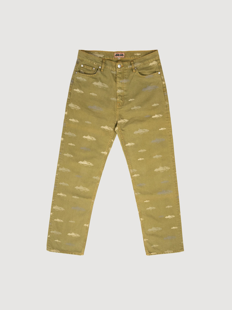 Corteiz Alcatraz Pattern Denim Jeans