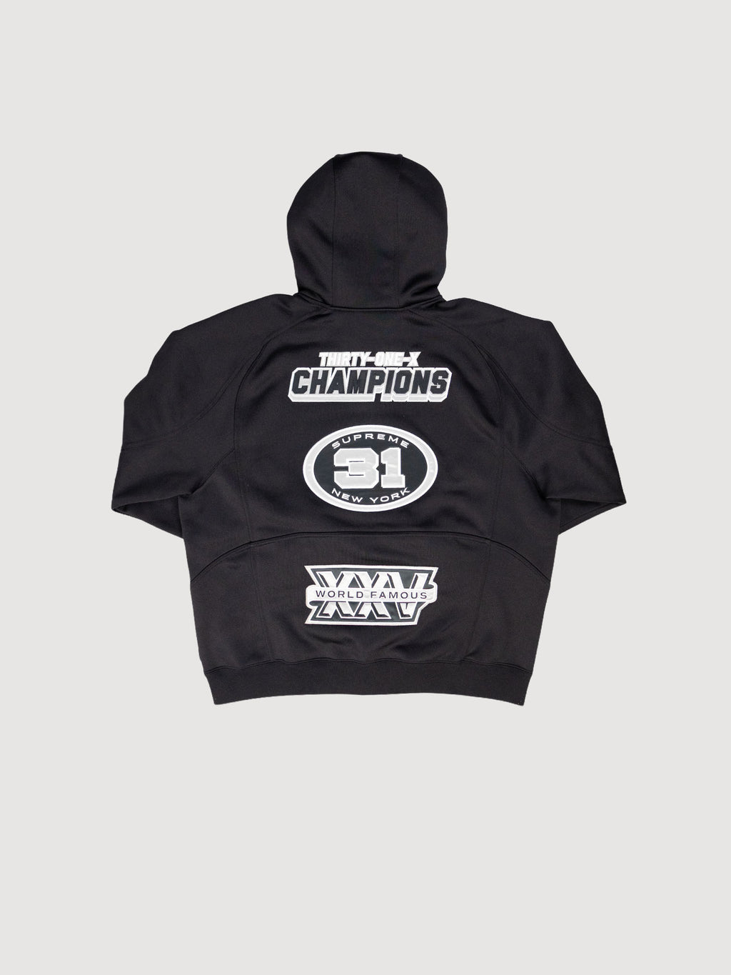 Supreme Football Zip-Up Hoodie Sweatshirt