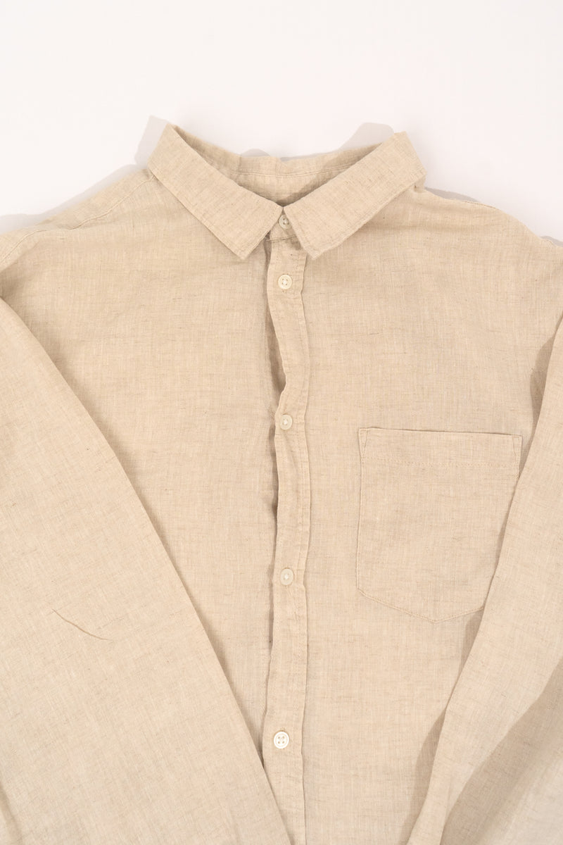 Slim Fit Beige Shirt