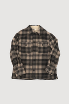 Isabel Marant Gervon Check Wool Overshirt
