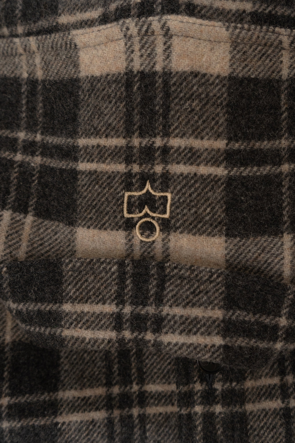 Isabel Marant Gervon Check Wool Overshirt