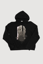 Ih Nom Uh Nit Graphic-print Cotton Hoodie In Black