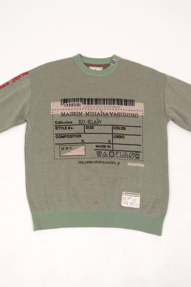 YASUHIRO 20-21AW Green Knit for Key-sama