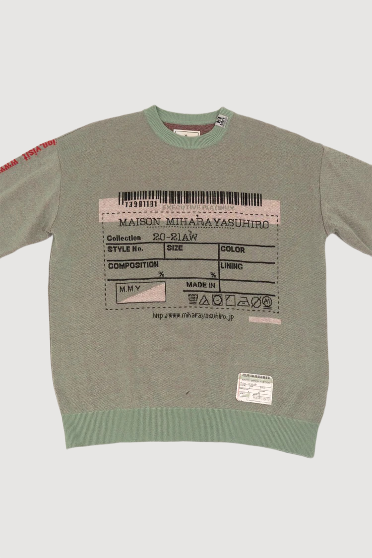 YASUHIRO 20-21AW Green Knit for Key-sama