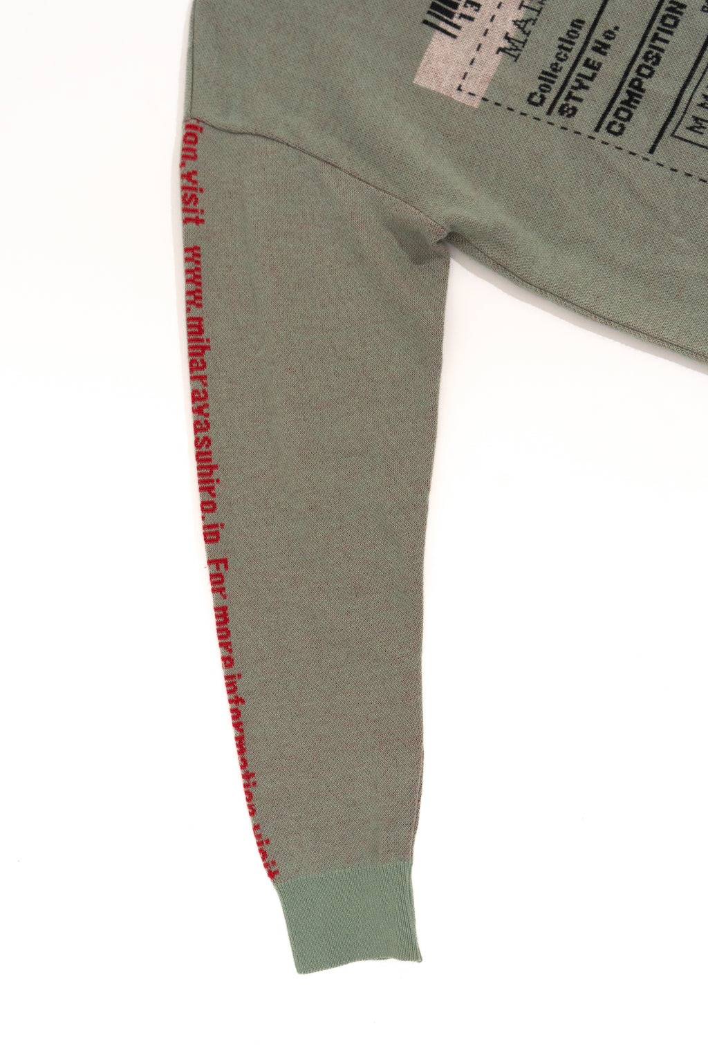 YASUHIRO 20-21AW Green Knit for Key-sama