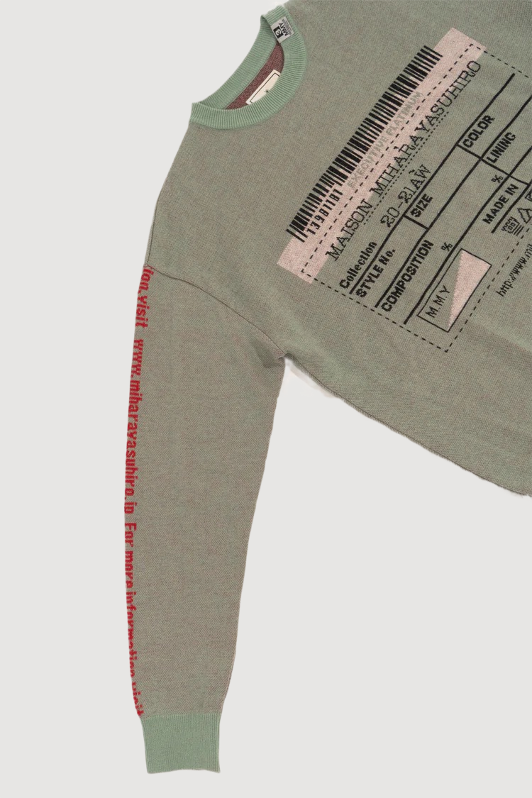 YASUHIRO 20-21AW Green Knit for Key-sama