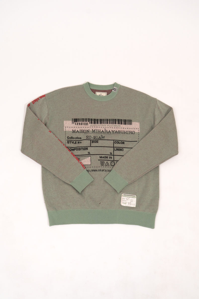 YASUHIRO 20-21AW Green Knit for Key-sama