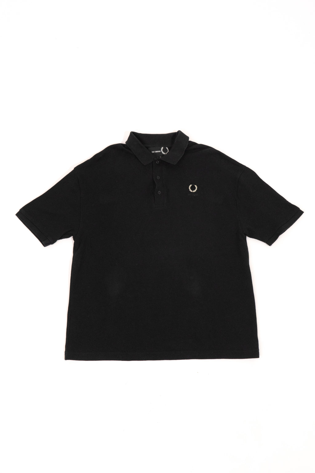 Fred Perry x Raf Simons Black Polo