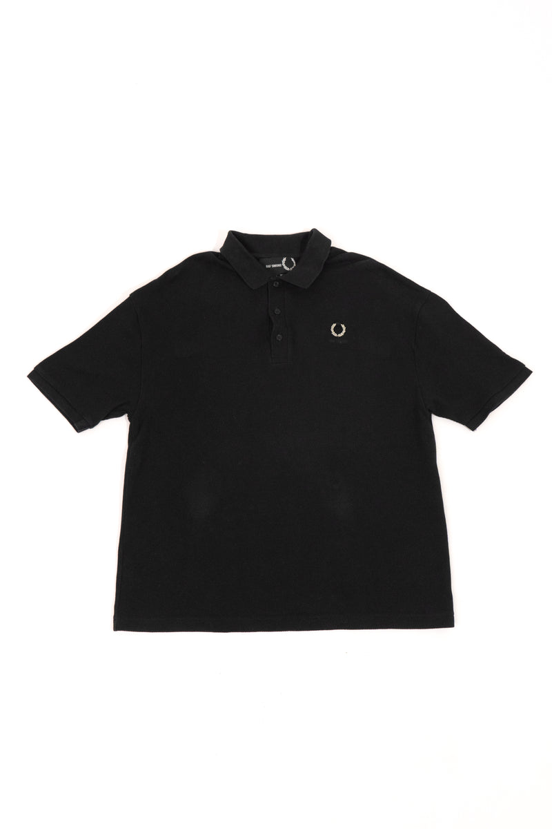 Fred Perry x Raf Simons Black Polo