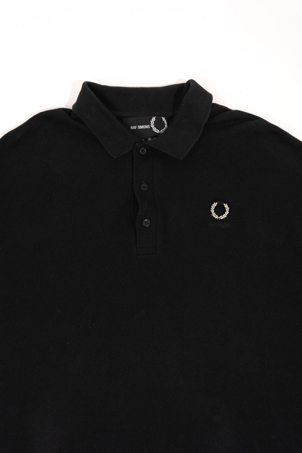 Fred Perry x Raf Simons Black Polo