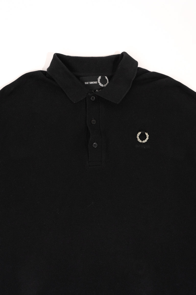 Fred Perry x Raf Simons Black Polo