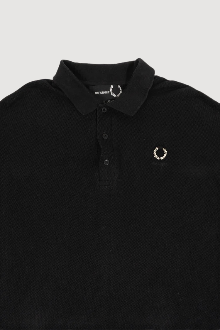 Fred Perry x Raf Simons Black Polo