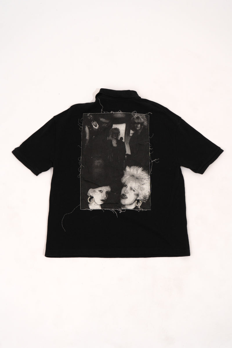 Fred Perry x Raf Simons Black Polo