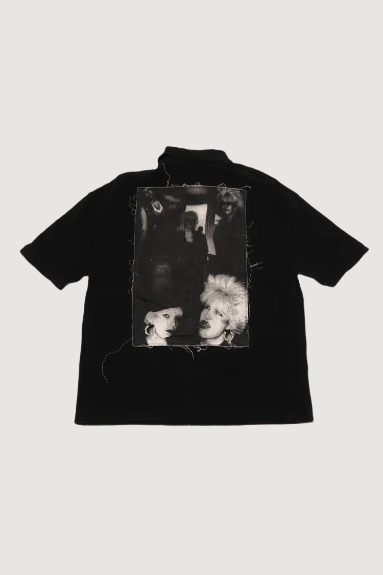 Fred Perry x Raf Simons Black Polo