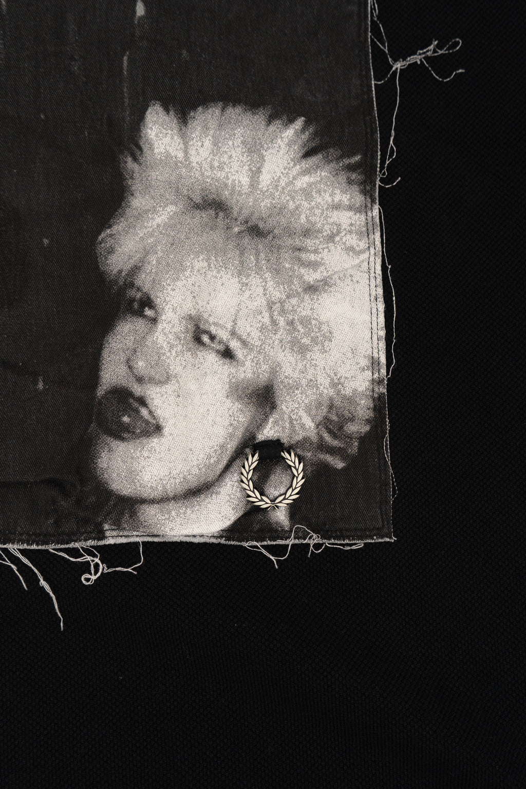 Fred Perry x Raf Simons Black Polo