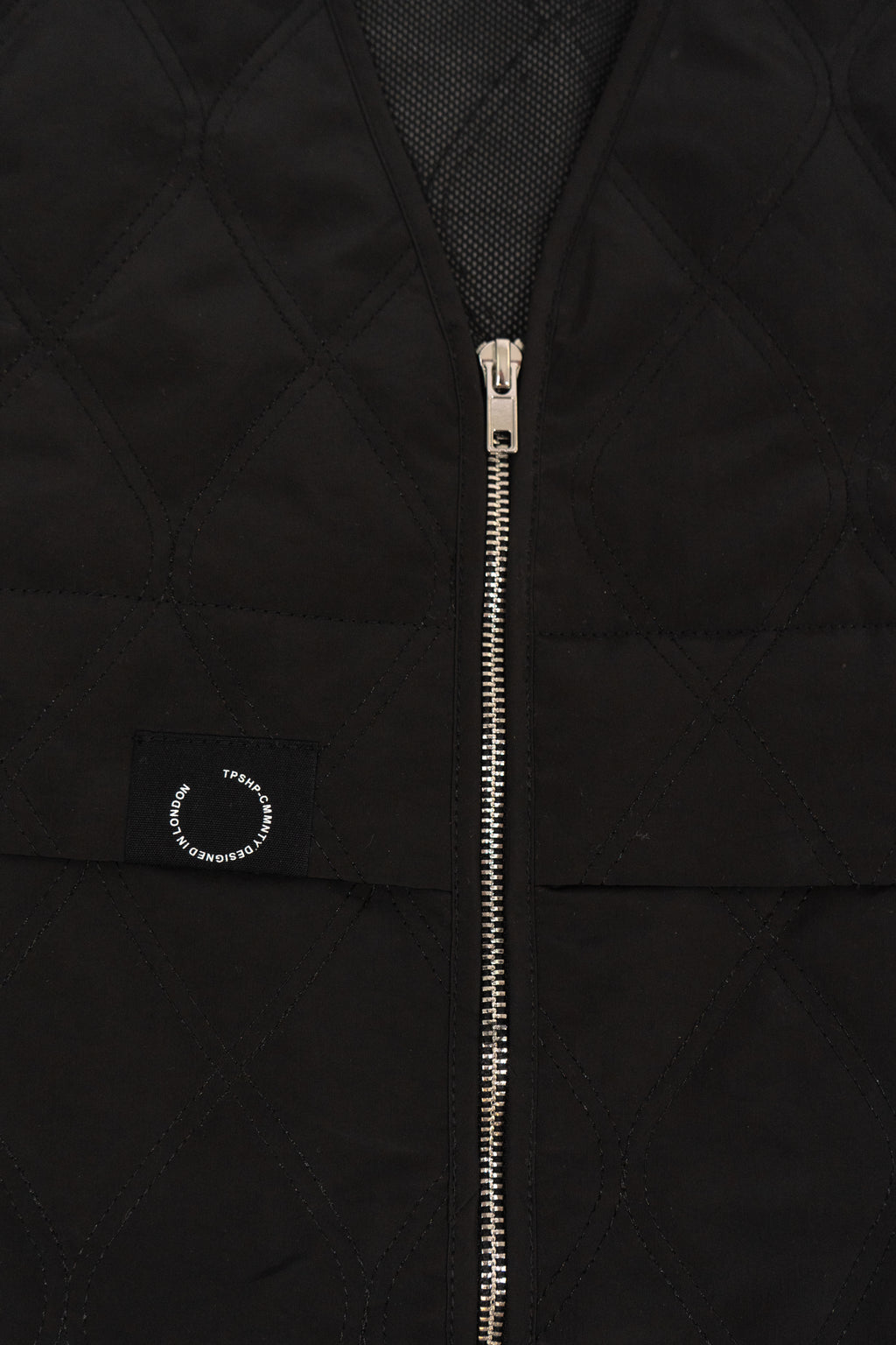 Sleeveless Quilted Jacket