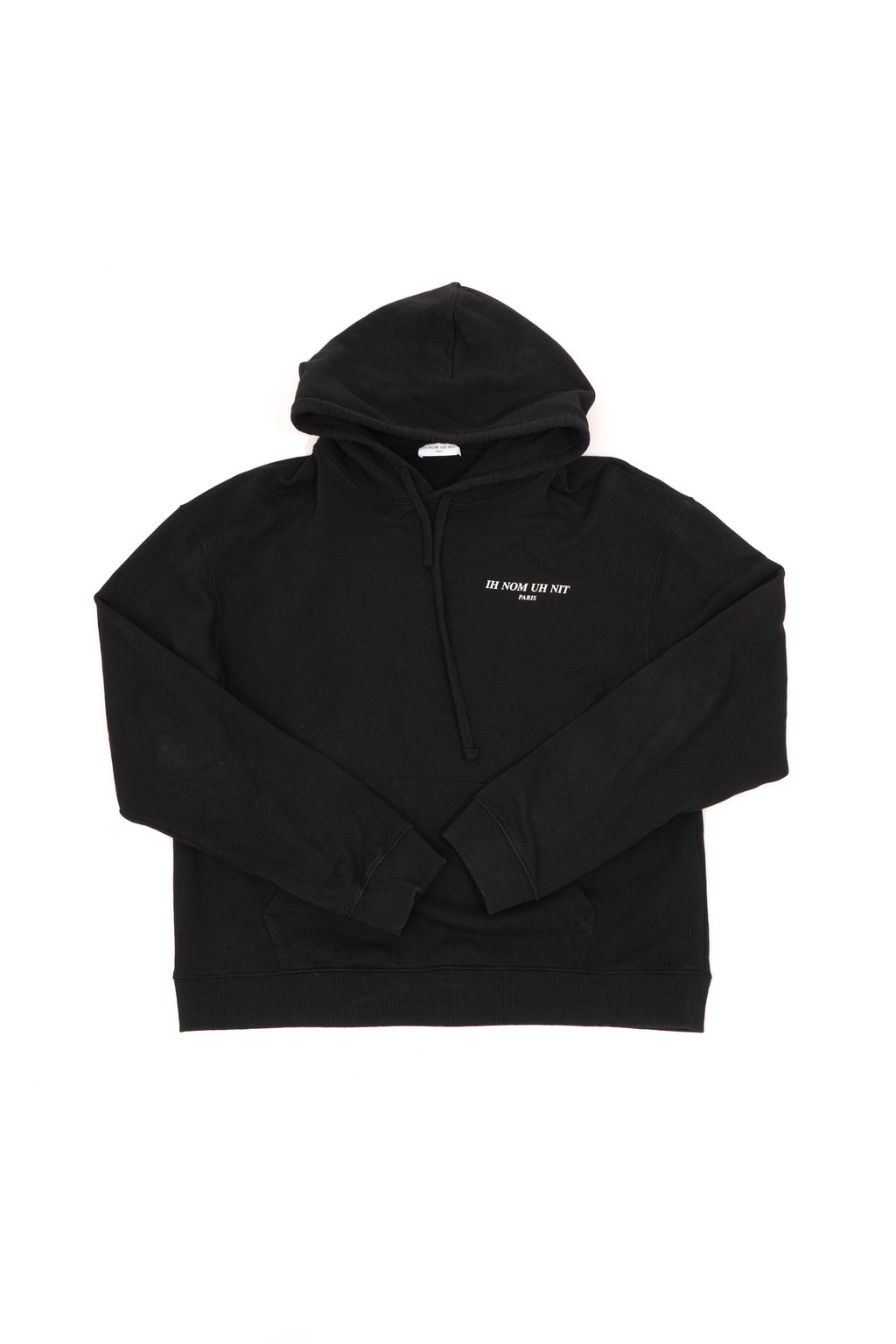 Ih Nom Uh Nit printed black hoodie