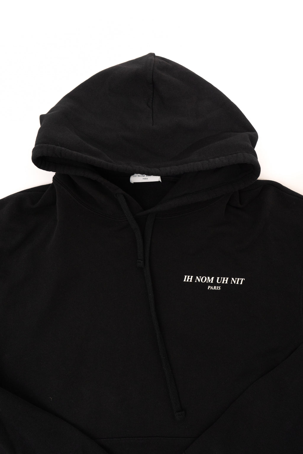 Ih Nom Uh Nit printed black hoodie