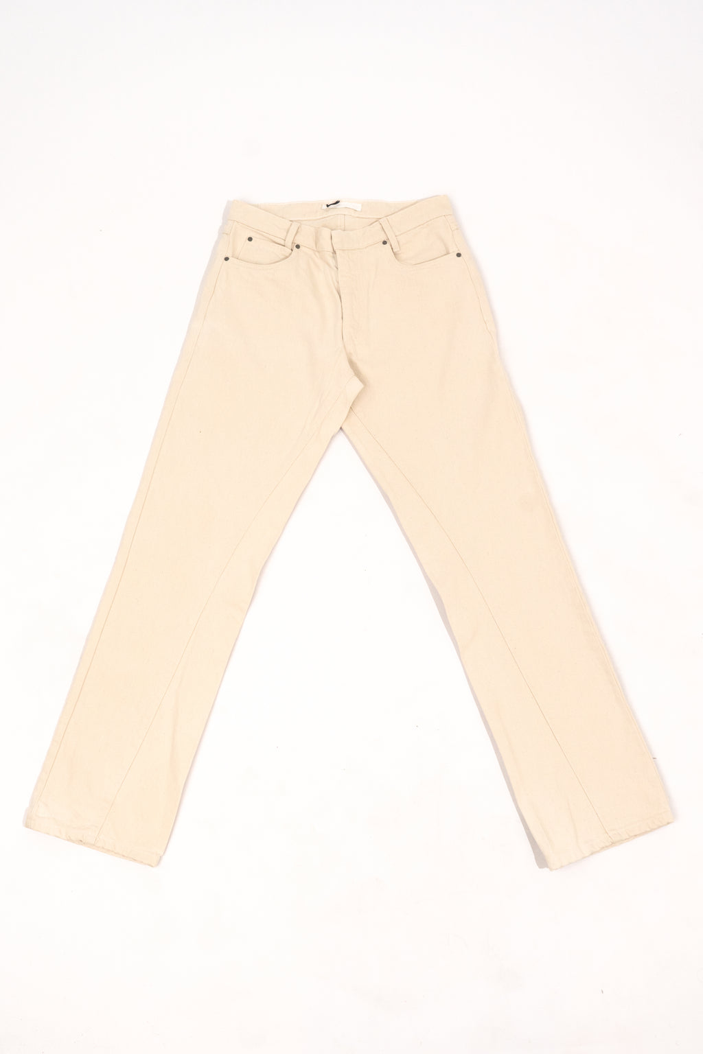 ISKO x Bianca Saunders Off-White Straight Leg Jeans