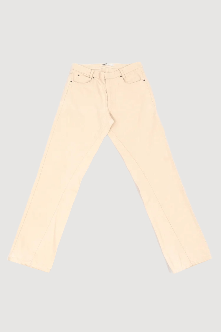 ISKO x Bianca Saunders Off-White Straight Leg Jeans
