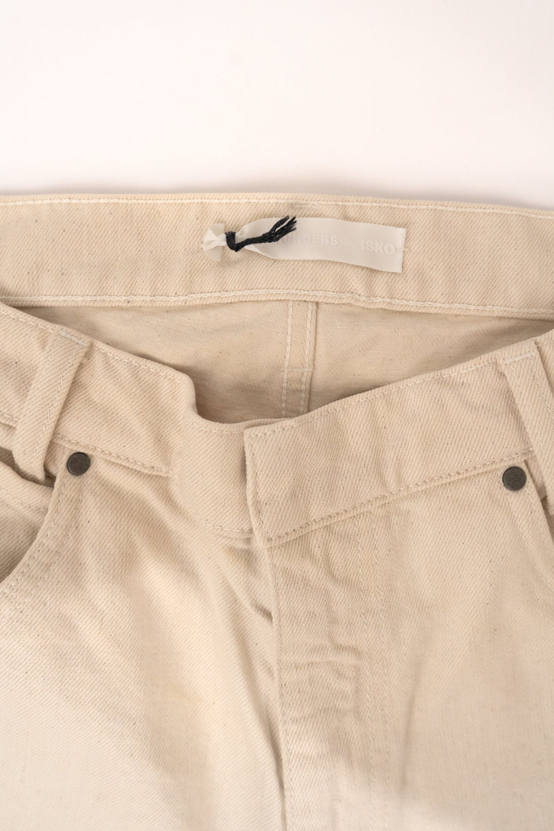 ISKO x Bianca Saunders Off-White Straight Leg Jeans