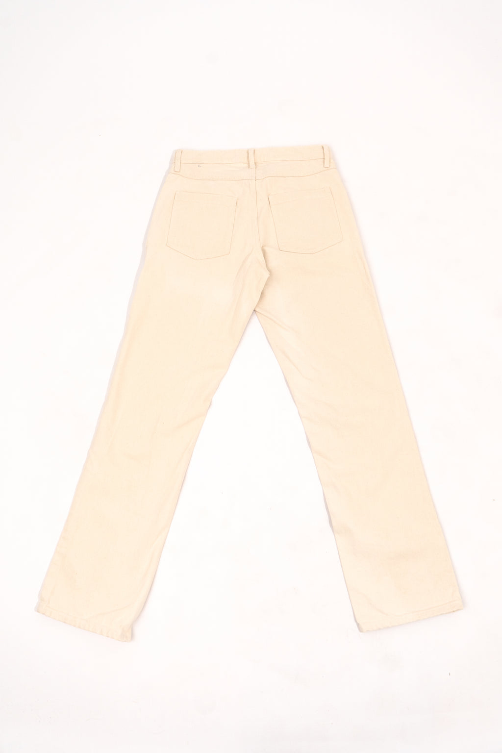 ISKO x Bianca Saunders Off-White Straight Leg Jeans