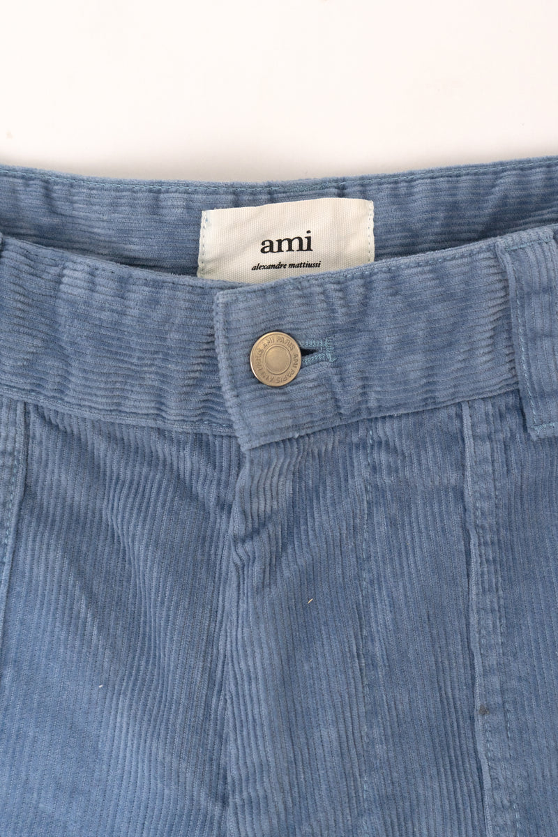 Ami Paris Corduroy Cropped Trouser